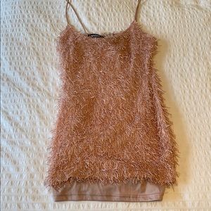 Pink Fringe Dress